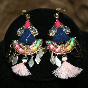 Dangle Earrings with fringe